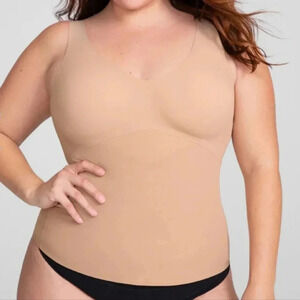 NEW Honeylove LiftWear Tank Nude Tan 2X Compression Shapewear Slimming Sand